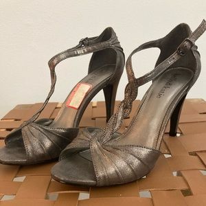 Size 8 Kelly & Katie metallic bronze t strap heels.  New